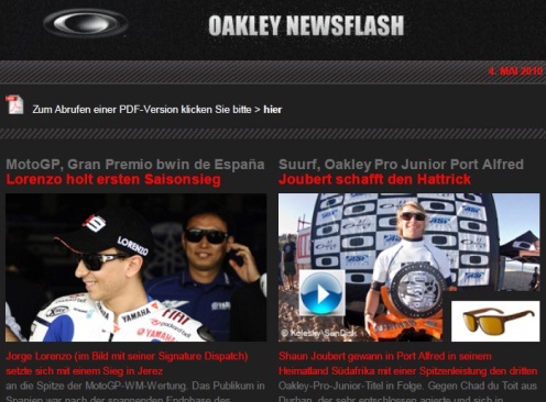 Oakley Newsflash